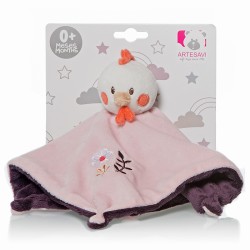 DOU DOU GALLINA SONAJERO ROSA