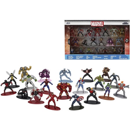 SET 20 NANOFIGURAS MARVEL 4 CM