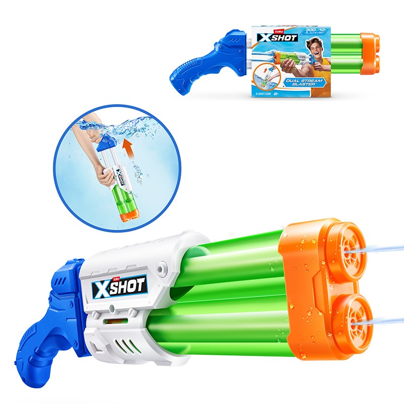 PISTOLA DE AGUA X-SHOT DOBLE C