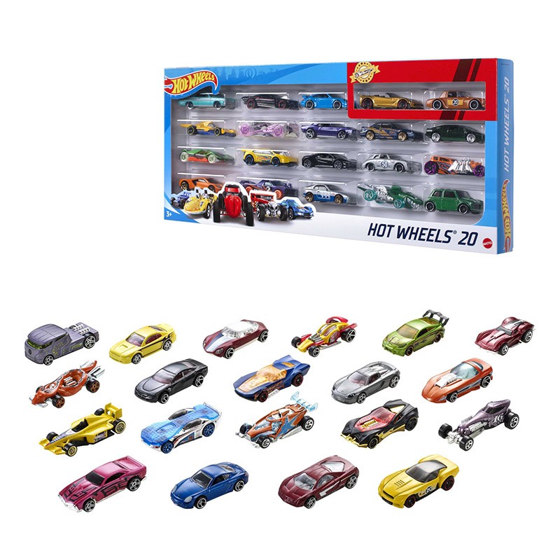 HOTWHEELS SURTIDO PACK 20 COCH