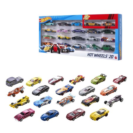 HOTWHEELS SURTIDO PACK 20 COCH