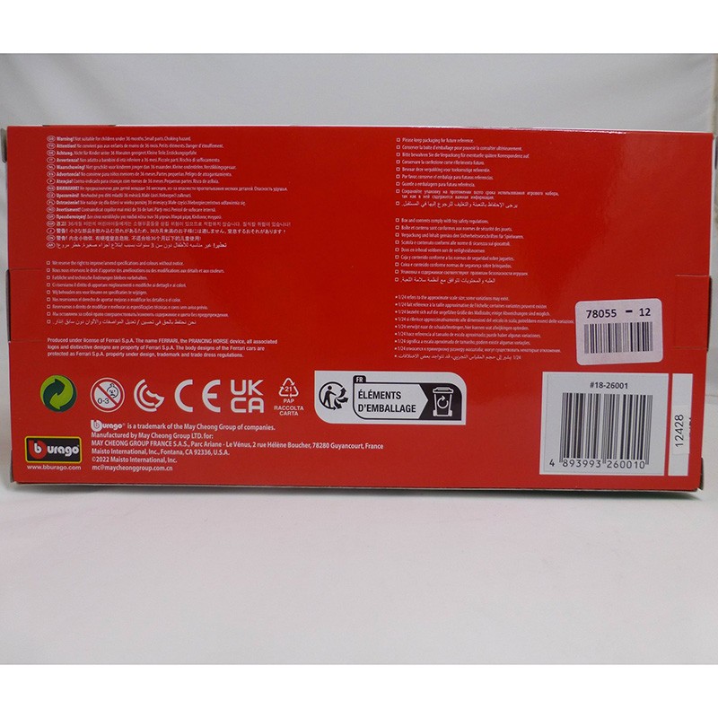 BURAGO 1:24 FERRARI LAFERRARI