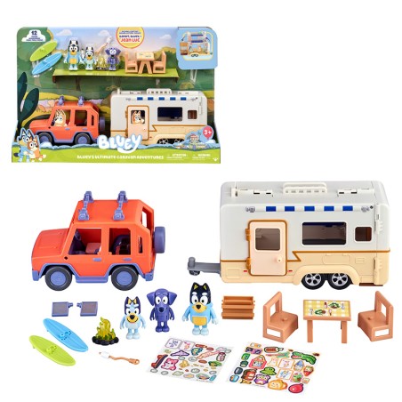BLUEY SET CRUISER + CAMPERVAN