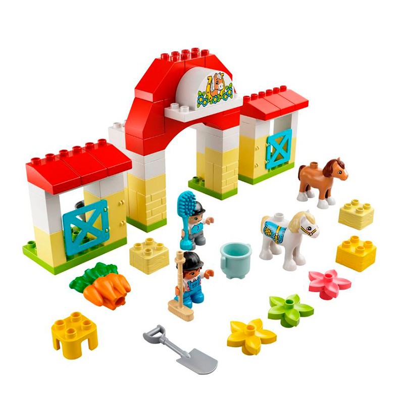 DUPLO ESTABLO CON PONIS