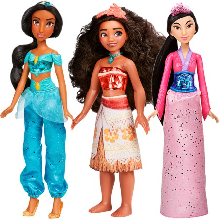 DISNEY PRINCESS MUÑECAS BRILLO