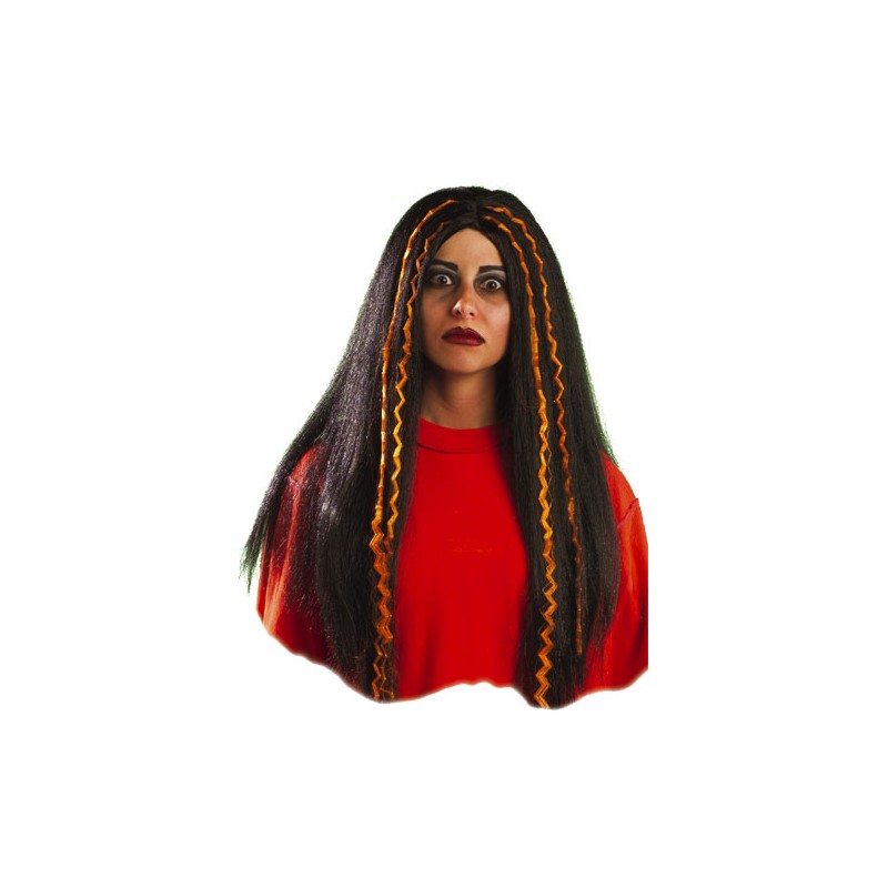 PELUCA MECHONES NARANJA