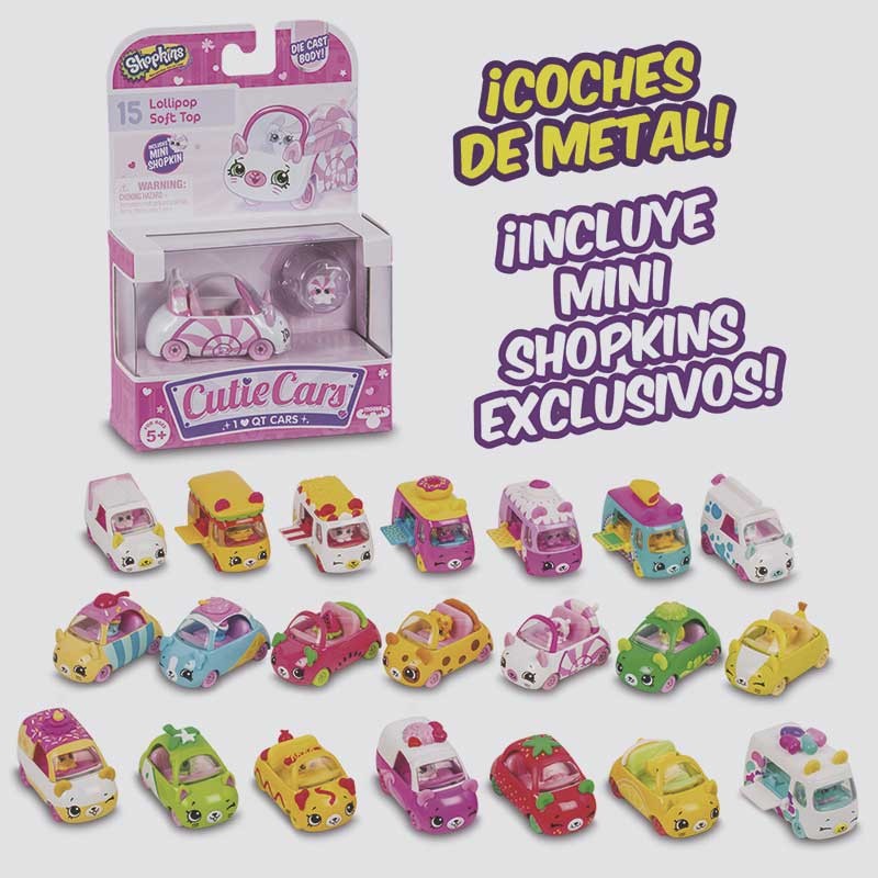 SHOPKINS CUTIE CARS BLISTER 1U