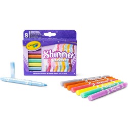 ROTULADORES 8 EFECTOS GLITTER