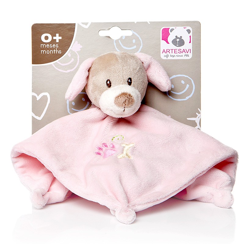 DOUDOU PERRITO SONAJERO ROSA 2