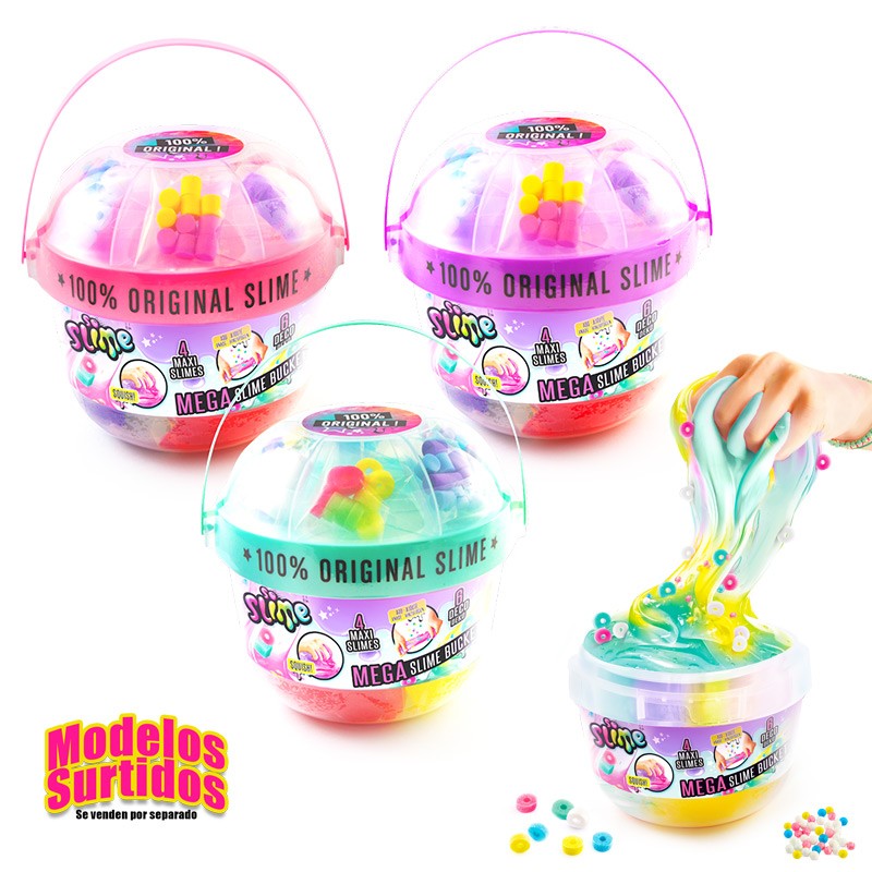 SLIME SUPER BUCKET WITH 6 DECO