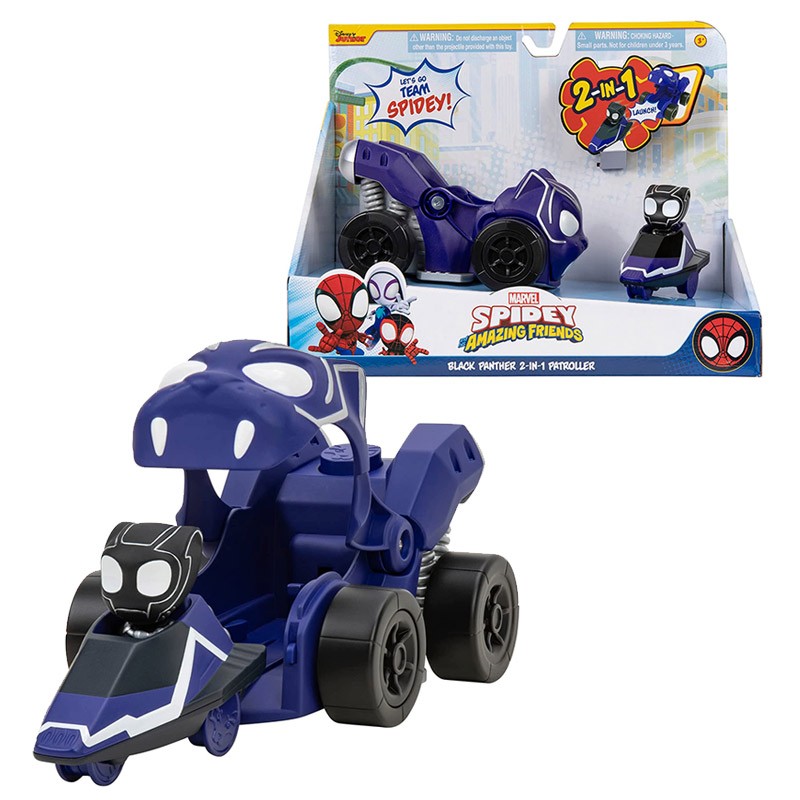 SPIDEY VEHICULO BLACK PANTHER