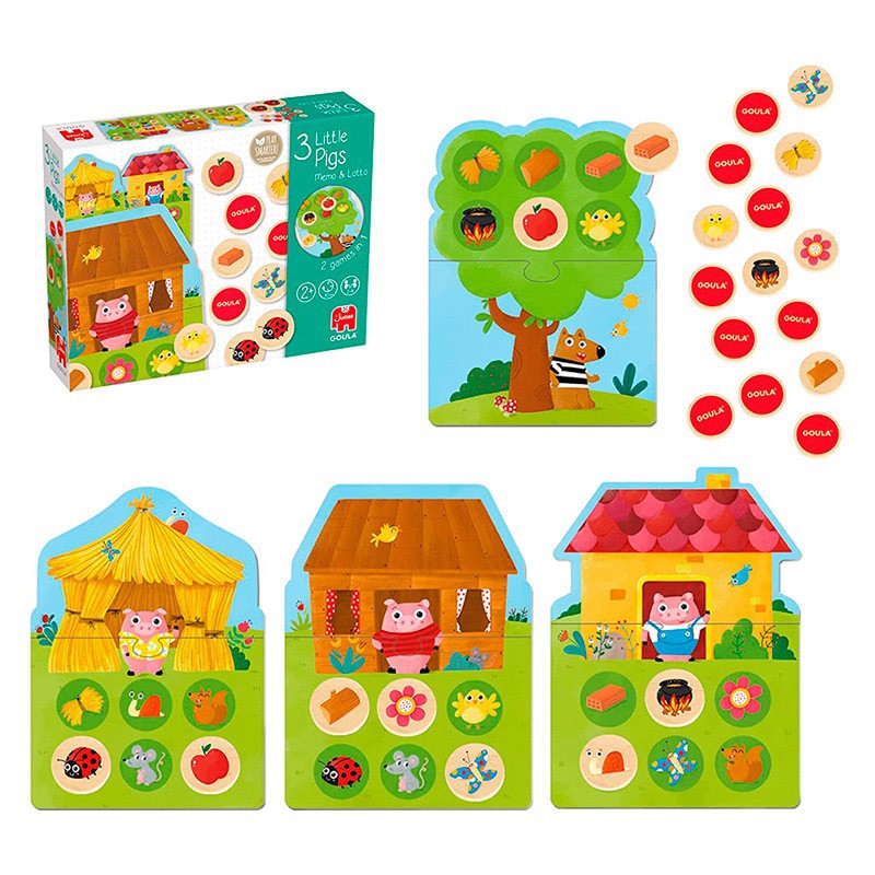 GOULA 3 LITTLE PIGS MEMO & LOTO