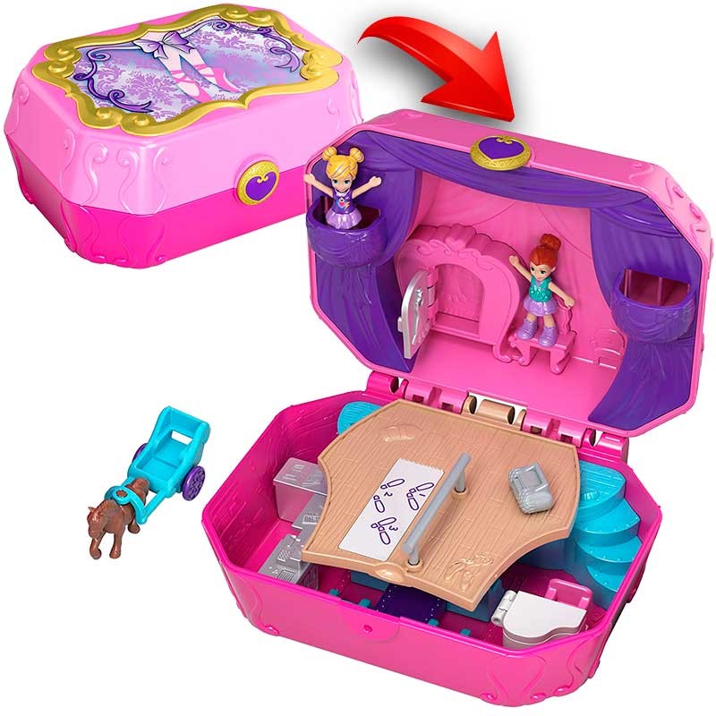 POLLY POCKET COFRE CAJA DE MUS