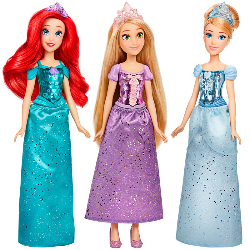 DISNEY PRINCESS MUÑECAS BRILLO