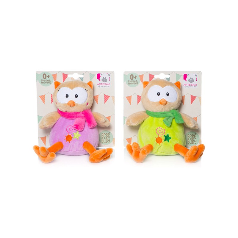 BABY MINI BUHO SONAJERO 15 cm