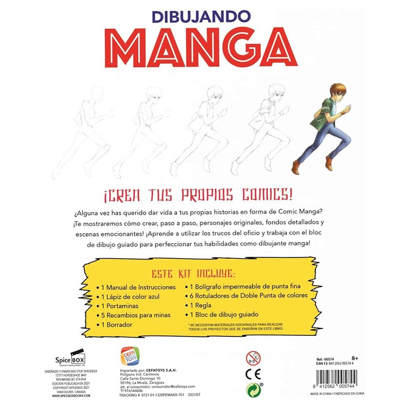 PETIT PICASSO DIBUJANDO MANGA